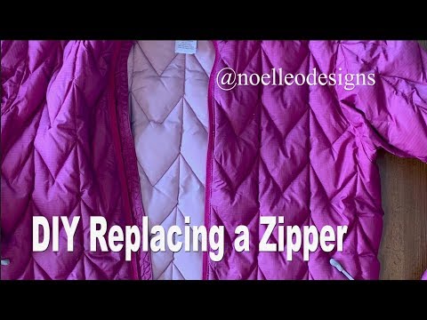How To Replace a Zipper in a Jacket
