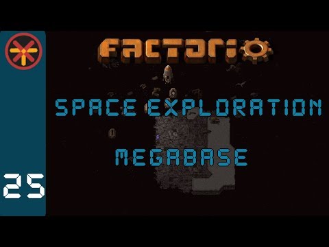 Factorio Space Exploration Grid Megabase EP25 - Setting Up Trains! : Gameplay, Lets Play