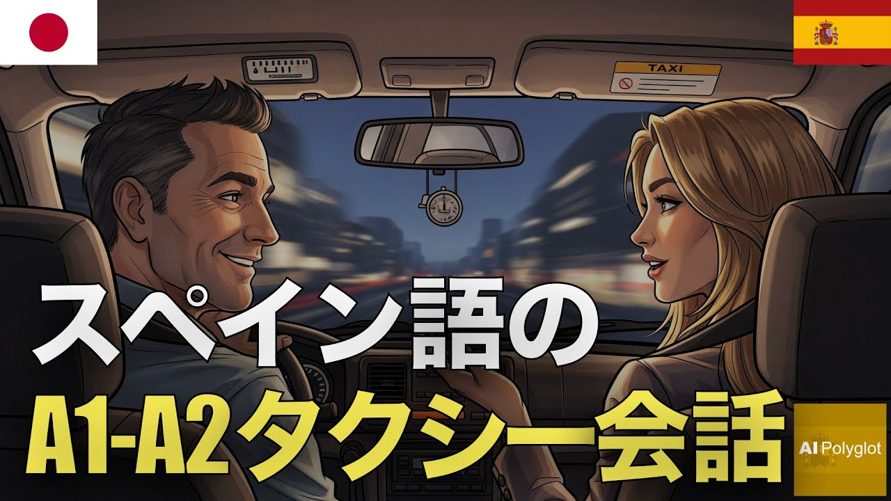 スペイン語のA1-A2タクシー会話 | 聞き流し | Spanish | 旅行必須 episode artwork
