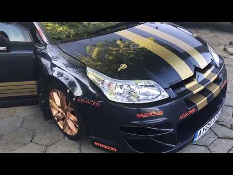 Citroen C4 drag race rally car