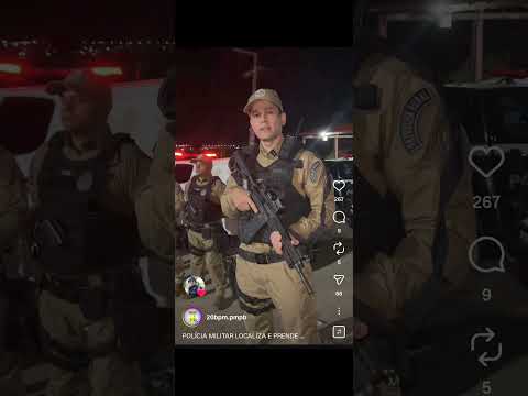 Polícia Militar da Paraíba, através do 20º BPM, prendeu em Tavares, Paraíba, dois suspeitos