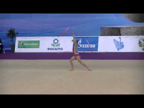 Nazarenkova Elizaveta (RUS)  ribbon    World Cup S-Petersburg 2013 Qual