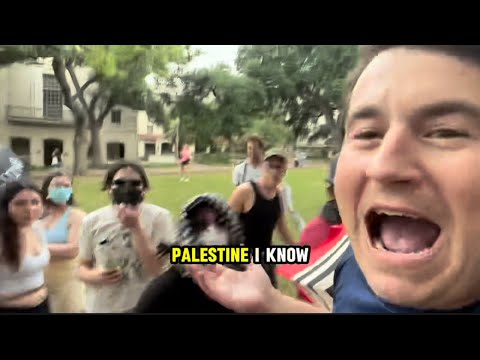 Alex Stein ASSAULTED By "Trans For Palestine" Protester