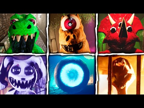 Playtown 1 and 2 - All Jumpscares & Scary Moments