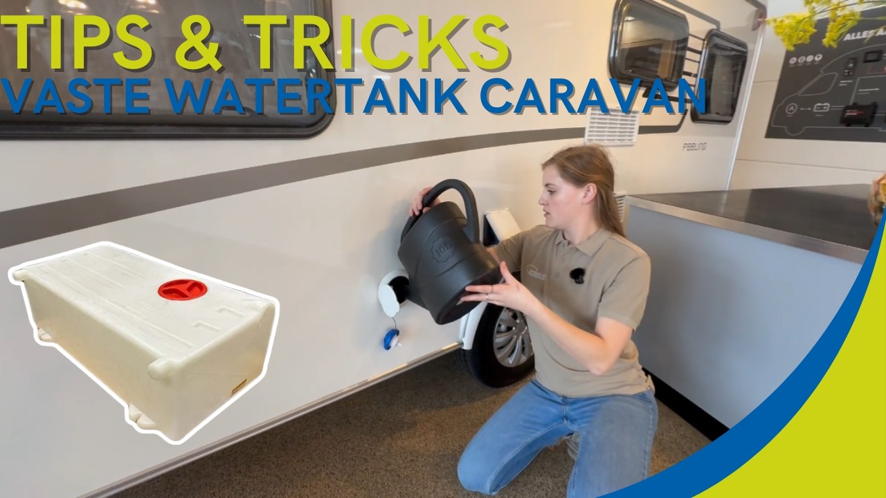 Hoe werkt de watertank van mijn caravan? | Instructievideo vaste watertank