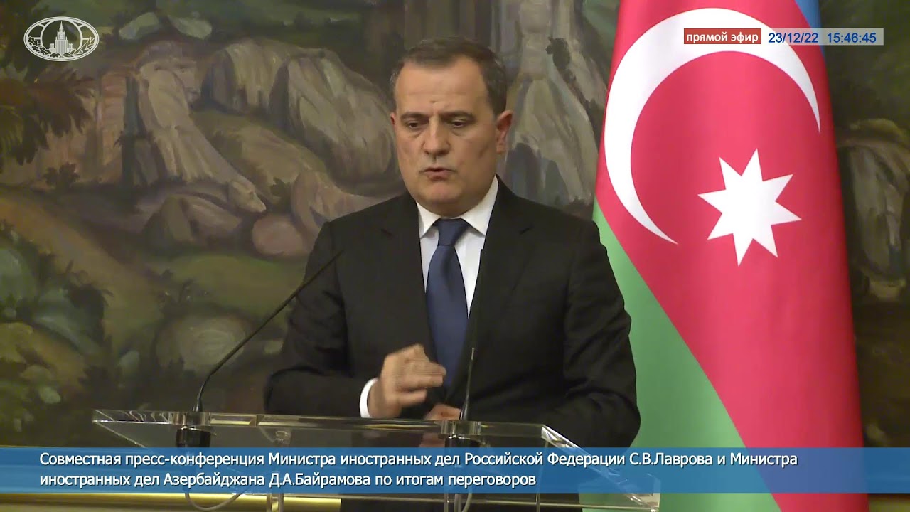 C.Bayramov və S.Lavrovun birgə mətbuat konfransının VİDEOsu