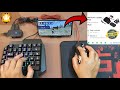 Play mobile games with keyboard mouse in mobile | mix pro combo unboxing setup & keymapping gamplay