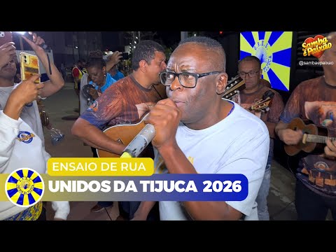 Unidos da Tijuca 2026 | 1º Ensaio de Rua Completo (4K)