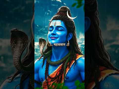🌿🥀शिव को प्यारा महासावन ⛈️🥀shiv ji status video!!#mahadevstatus #hindudeity #jaimahakal #trending