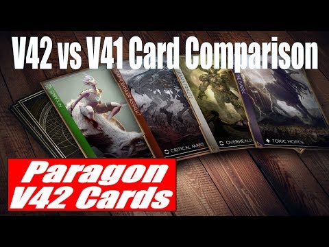 Paragon V42 Cards - Popular V41 Cards Back in V42!