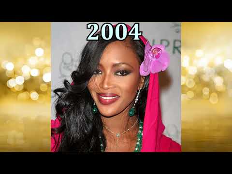 Naomi Campbell - history of changes (years)