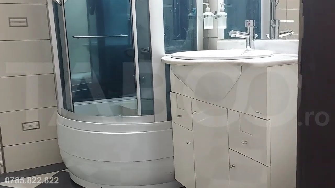 Apartament spatios 49 mp 2 camere decomandate 2 balcone Cisnadie - Video
