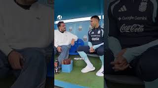 Lautaro Martínez reacciona a los veteranos de Malvinas gritando su gol en el Mundial ante Inglaterra