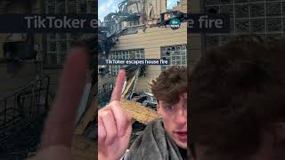 TikToker NoahGlennCarter&#39;s house burned down #itvnews #fire