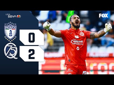PACHUCA 0-2 QUERÉTARO | RESUMEN | LIGA MX | APERTURA 2025 | JORNADA 9