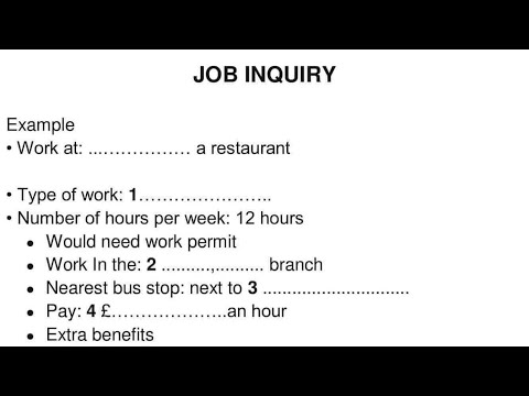 Job enquiry IELTS Listening test|Actual listening test| Put your scores in the comment section