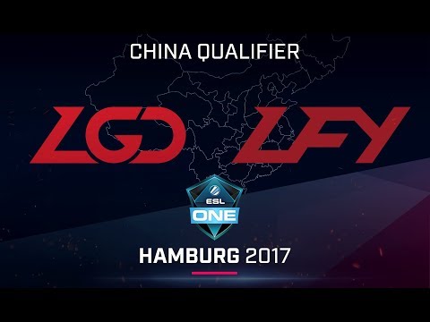 Dota 2 - LGD vs. LFY [Game 2] - Semifinal - China Qualifier - ESL One Hamburg 2017
