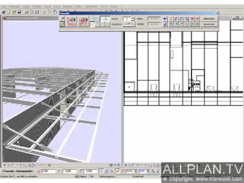ALLPLAN.TV - CAD DESIGN - Allplan IBD Industrie Vordach Fassade