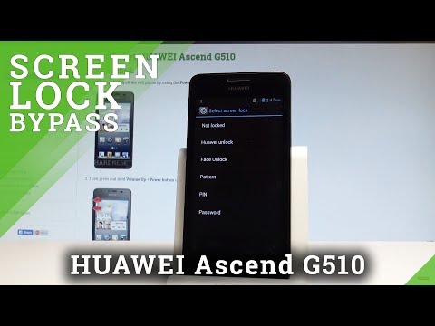 How to Add Screen Lock in HUAWEI Ascend G510 - Set Up Pattern |HardReset.Info