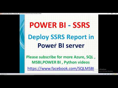 Deploy SSRS report in Power BI Server | Integrating SSRS with Power BI | SSRS in Power BI