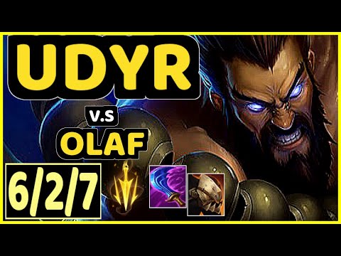 UDYR vs OLAF - 6/2/7 KDA JUNGLE GAMEPLAY - NA