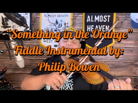 Something In the Orange Fiddle Version - Full Instrumental Cover by Philip Bowen