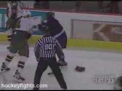 Derek Boogaard vs Wade Brookbank