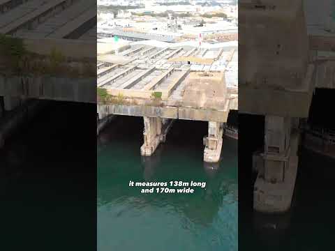The indestructible U-boat bunker in Lorient, France #history #ww2