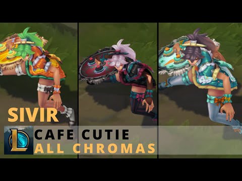 Cafe Cutie Sivir All Chromas - League of Legends