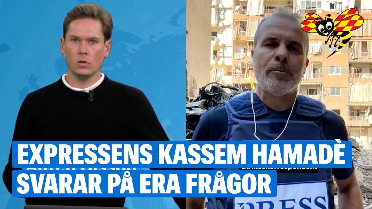 Expressen på plats i Libanon – Kassem Hamadé svarar på tittarnas frågor