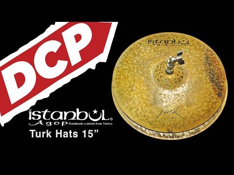 Istanbul Agop Turk Hi Hat Cymbals 15" 1105/1356 grams TH15