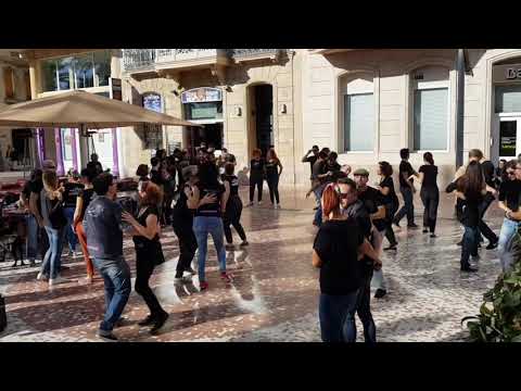 Dancing in the street of Alicante