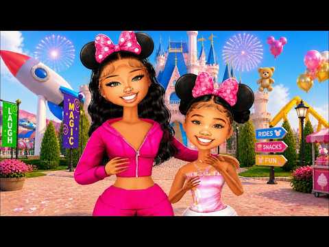 WE WENT TO DISNEYLAND FOR 24 HOURS In LIFETOGETHER 🏠 RP | Roblox