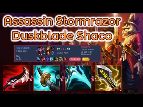 Stormrazor Duskblade Shaco - PreS13 Ranked [League of Legends] Full Gameplay - Infernal Shaco