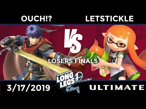 Long Legs Ultimate: Losers Finals - Ouch!? (Ike) vs LetsTickle (Inkling)