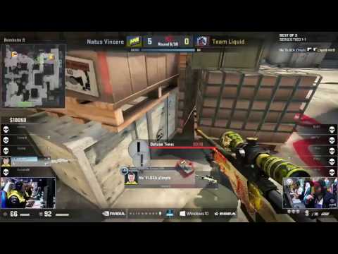 S1mple is ready for ESL One New York 2017 - AWP Fake Flash