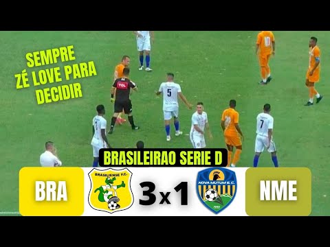 BRASILIENSE 3 X 1 NOVA MUTUM | BRASILEIRAO SERIE D | 19/06/21