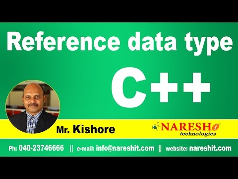 Reference Data Type In C C Tutorial Mr Kishore