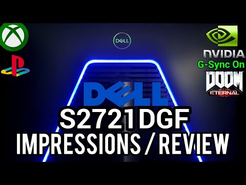 Dell S2721DGF Monitor Review / Impressions - LG Nano IPS 1440p, 165hz, HDR400 Panel