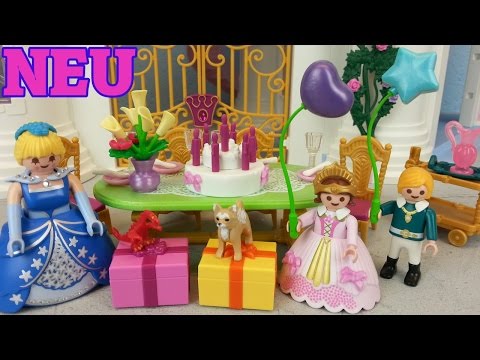 Playmobil Geburtstagsfest der Prinzessin 6854 auspacken seratus1 Neuheit 2016