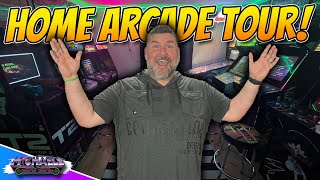 MichaelB's Updated Home Arcade Game Room Tour! Arcade1Up, Stern Pinball & More