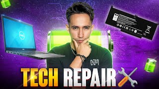 How To REPLACE Dell Latitude 7490 Battery!!!