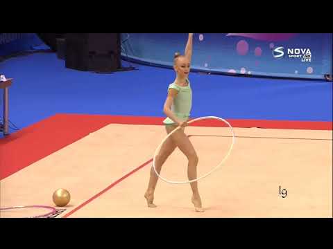 Victoria Onoprienko Hoop AA Qualifications European Championships Varna 2021