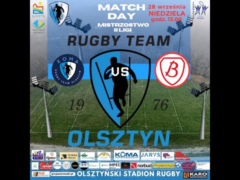 KOMA RUGBY TEAM OLSZTYN VS BUDOWLANI WIZJAMED ŁÓDŹ - OLSZTYN 28.09.2025 R.