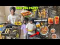 Veg BBQ Party With Friends 😱 Shangria Drink 🍷 Veg Champ , Paneer Tikka , Mushroom , Momos …