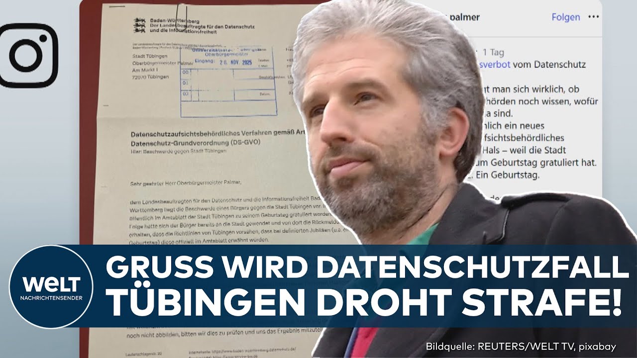 TÜBINGEN: Datenschutz-Skandal statt Blumen! Geburtstagsgrüße könnten bald Geschichte sein