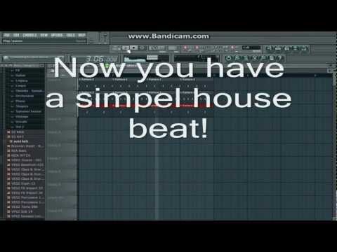 How to make a basic house beat (Fruity Loops Basics)