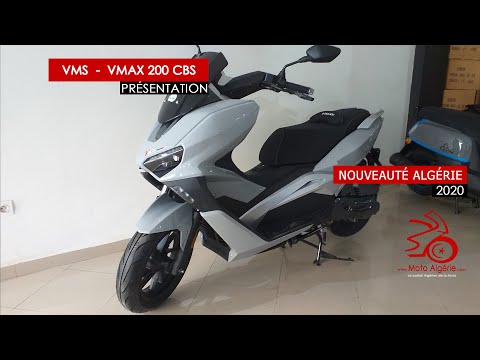 VMS VMAX 200 CBS 2020 | Présentation | nouveauté nationale scooter | Moto Algérie