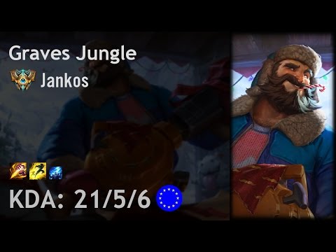 Graves Jungle vs Nidalee - Jankos - EUW Challenger Patch 7.4