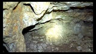 Visual reference of the steep, slick entrance descent. Video documents the limestone footing required to access the main chamber. Lighting check included—shows ambient light levels vs. where headlamps become necessary.